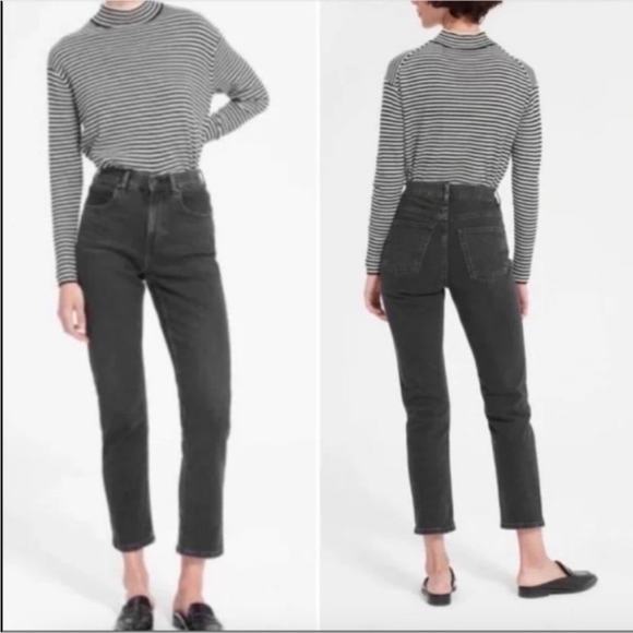 Everlane The Cheeky Jeans Crop Grey Size 27 - Picture 1 of 12